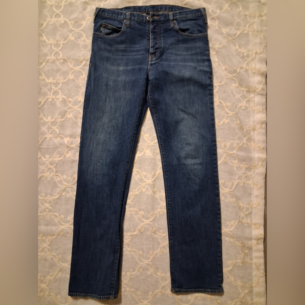 EMPORIO ARMANI “J21” Regular Fit Stretch Denim Jeans Mens Size 34